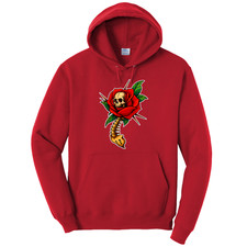 NEW Art Society TATTOO FLASH VOL. 4 RED Hoodie SMALL-4XLARGE MADE IN USA