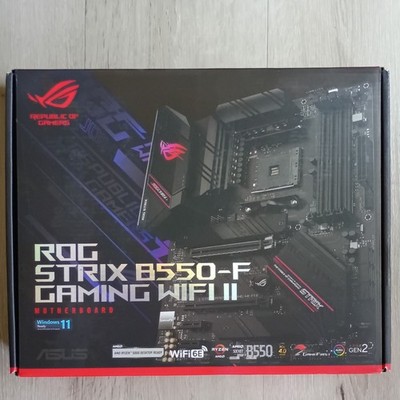 ASUS ROG STRIX B550-F GAMING WIFI II ATX Motherboard, AMD AM4, Wi-Fi 6E