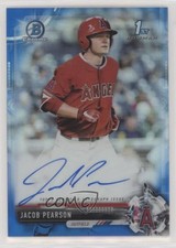 2017 Bowman Draft Chrome Pick Blue Refractor 55/150 Jacob Pearson Auto 3q5