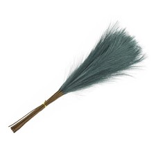 20Pcs Faux Pampas Grass,21"/55cm Fake Pampas Grass Decor,Dark Green