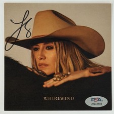 Lainey Wilson SIGNED Picture Card & Whirlwind Deluxe CD PSA DNA COA Autograph