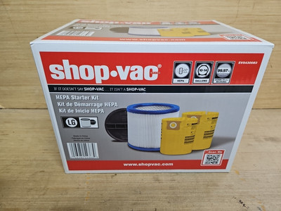   Shop Vac HEPA Starter Kit SV5430083 Fits 10 to 14 Gallon Vacs New In Box