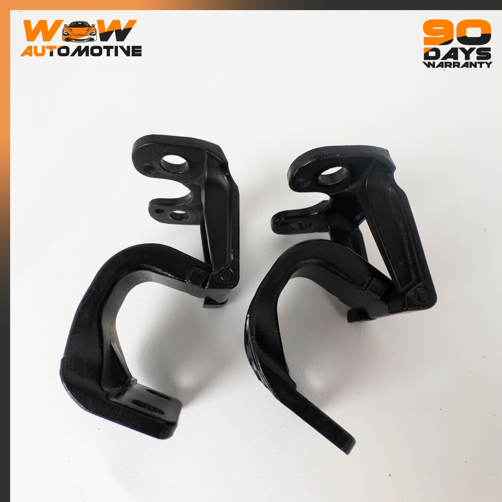 07-11 BENTLEY CONTINENTAL GTC REAR LEFT RIGHT TOP ROOF HINGE BLACK SET OEM