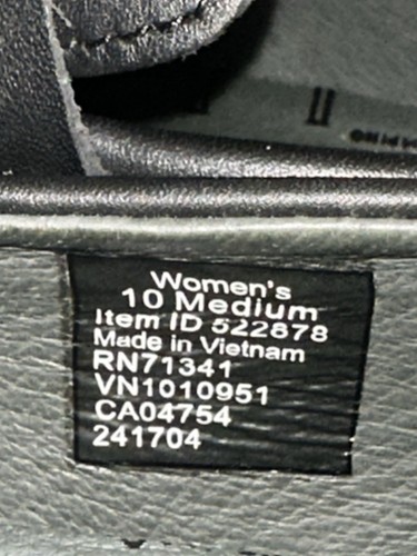 L.L Bean Mujer Camden Hills Penny Mocasines, Zapatos Cuero Negro 10 M NUEVO - Imagen 3 de 9