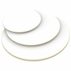 AUPROTEC Tischplatte weiß Holz Platte rund 18mm Multiplex Sperrholz beschichtet