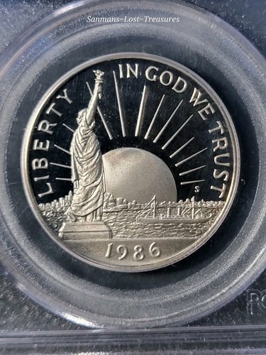 1986-S Statue Of Liberty Commemorative Half Dollar PR69 DCAM PCGS - Picture 2 of 5
