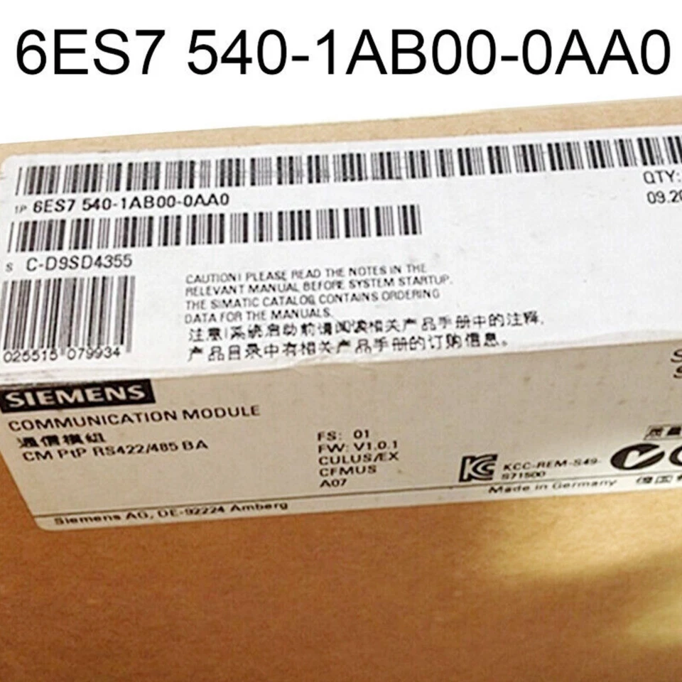 New Siemens SIMATIC S7-1500 6ES7540-1AB00-0AA0 6ES7 540-1AB00-0AA0 - Image 4 of 4