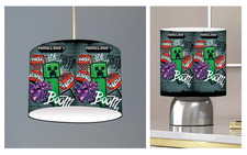GRAFITTI MINECRAFT choose from Ceiling Light Shade, Touch Lamp or Bundle