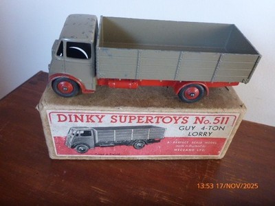 Vintage DINKY 511 GUY 4-TON LORRY - very good for age in original BOX