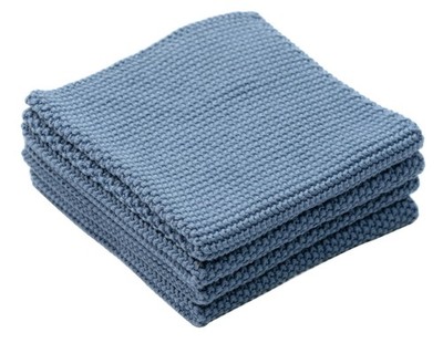 100% Cotton Knitted Dish Cloth, Ultra Soft Absorbent Quick Drying, 10x10 Inch...