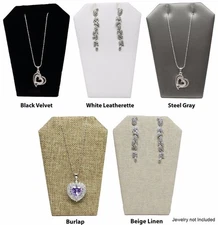 Pack of 3 Novel Box Earring/Pendant Display Stand Jewelry Holder 5X3.5"