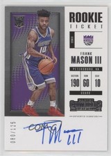 2017-18 Panini Contenders Rookie Ticket 80/125 Frank Mason III #133 Auto 1u6