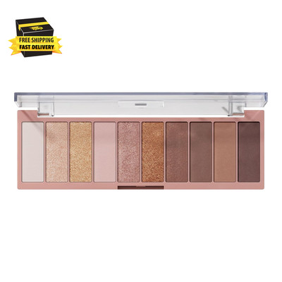 Perfect 10 Eyeshadow Palette, Ten Ultra-Pigmented Neutral Shades, Blendable Form