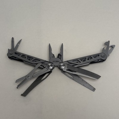 PERWIN Silver Multi-tool Pliers Folding Pocket Knife Camp Survival Work Hunt