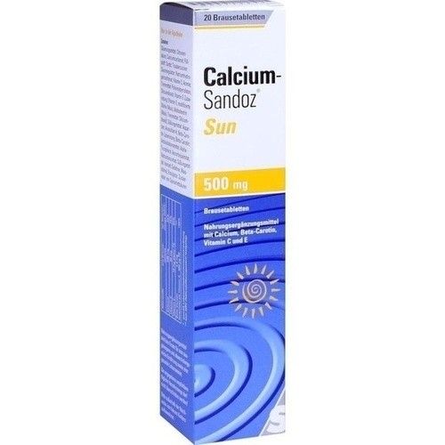 CALCIUM SANDOZ Sun Brausetabletten 20 St. PZN 00729971