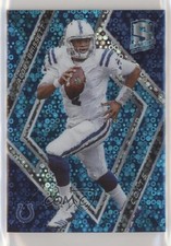 2018 Panini Spectra Neon Blue Prizm 14/75 Jacoby Brissett #37 1u6