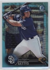 2016 Bowman Draft Chrome Top Prospects Sky Blue Refractor Michael Gettys 9h0