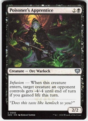 Poisoner's Apprentice 92 Secrets of Strixhaven Magic the Gathering