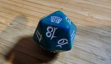 Magic the Gathering 9th Edition Green Spindown Dice
