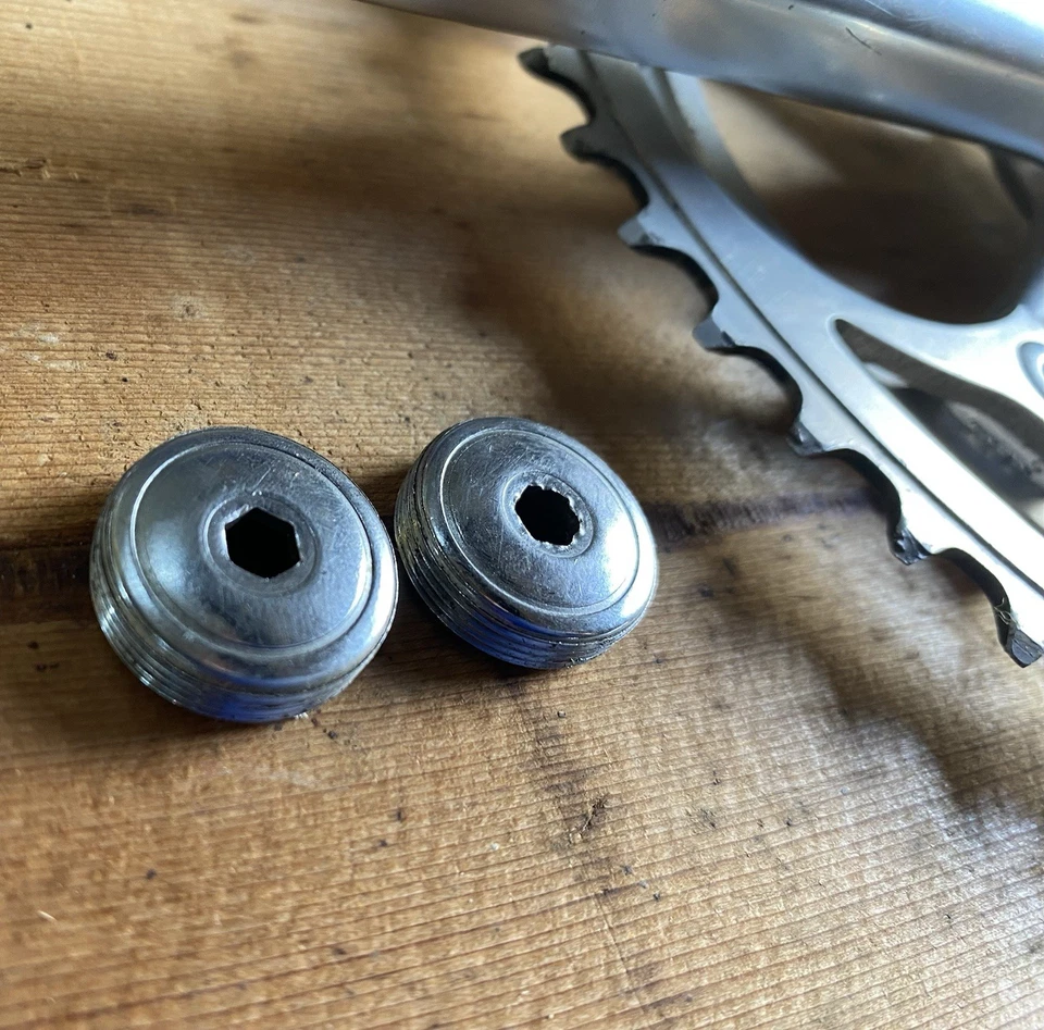 Vintage 1980’s Shimano 105 Golden Arrow Bicycle Chainset 52/42t Rings 170mm Arms - Image 4 of 4