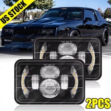 For Chevrolet S10 1995 1996 1997 4x6 Inch Halo Led Headlights Hilo Sealed Beam