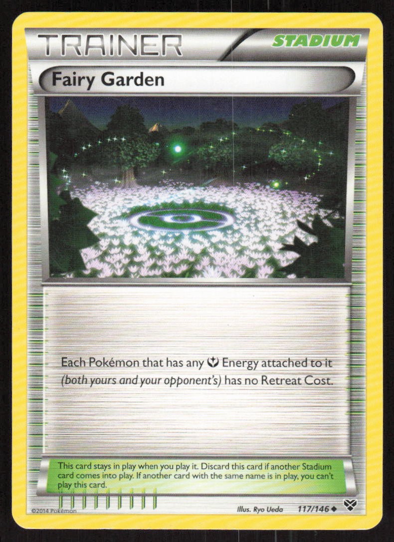 Pokemon Fairy Garden Uncommon 117/146 XY Base Set LP