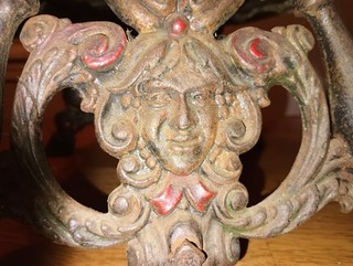 Victorian Cast Iron Footstool WoW Video and High Res Pix !