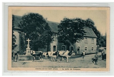 39 Chatel Le Couvent Der Auszug Der Kuhherde