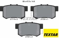 Textar 2171901 Bremsbelagsatz FüR Scheibenbremse Bremsbelagsatz