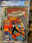 AMAZING SPIDER-MAN #252 CGC 9.4 1984 1st APP OF THE black costume WHITE PAGES