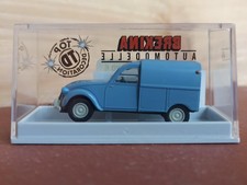 -NEU- BREKINA 14100 1:87 Citroen 2 CV Kasten AZ blau Ente OVP