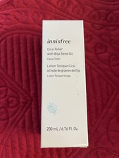 Innisfree Cica Toner W/ Bija Seed Oil 6.76 Fl.oz. NIB