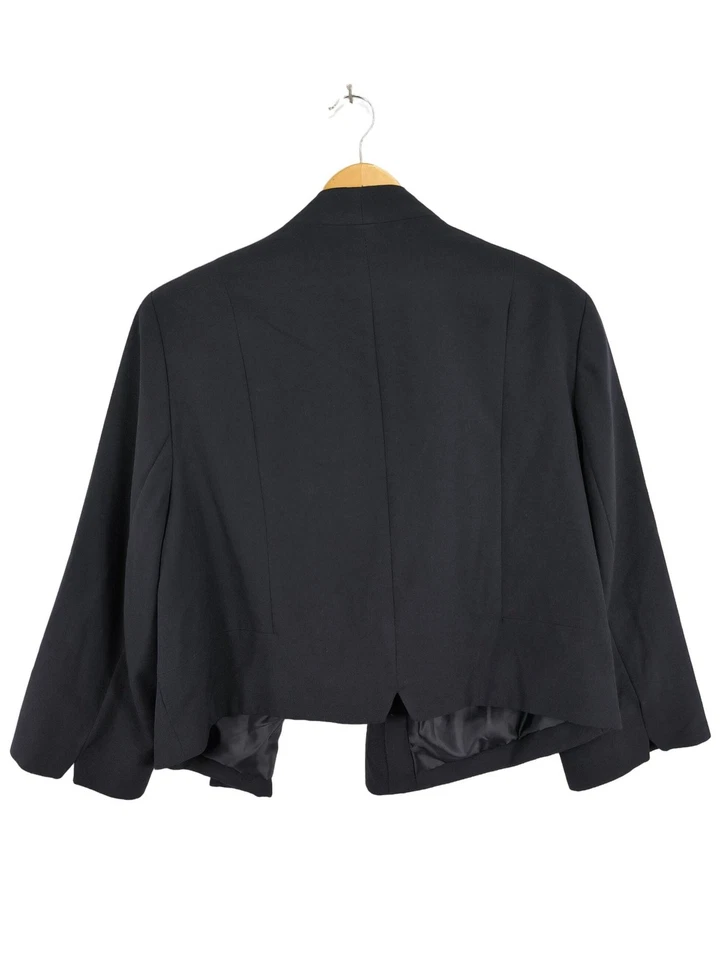 THE COLLECTION DEBENHAMS Blazer corto Mujeres Blazer Talla EU 48 negro - Imagen 2 de 4