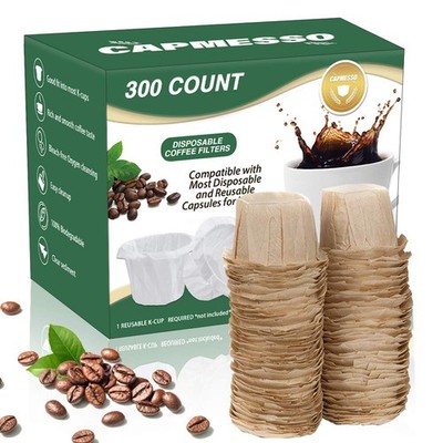 Disposable Coffee Paper Filters Replacement Kerig Filter Compatible with Reus...