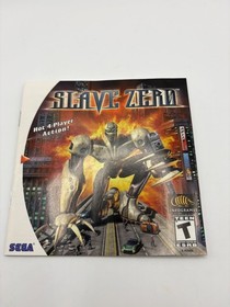 Slave Zero (Sega Dreamcast, 1999) with Manual Only. No Game or original case