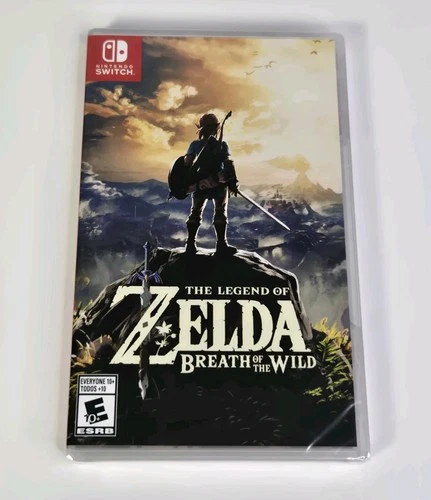 The Legend of Zelda: Breath of the Wild Nintendo Switch Game New, Factory Sealed