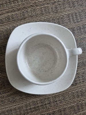 Vintage Metlox Poppy Trail Freeform Cup Saucer Set Atomic Mid