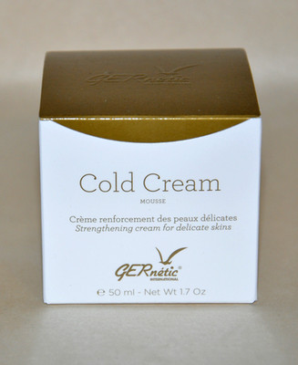 Gernetic Cold Cream Mousse Strengthening Cream For Delicate Skin 1.7oz - SEALED