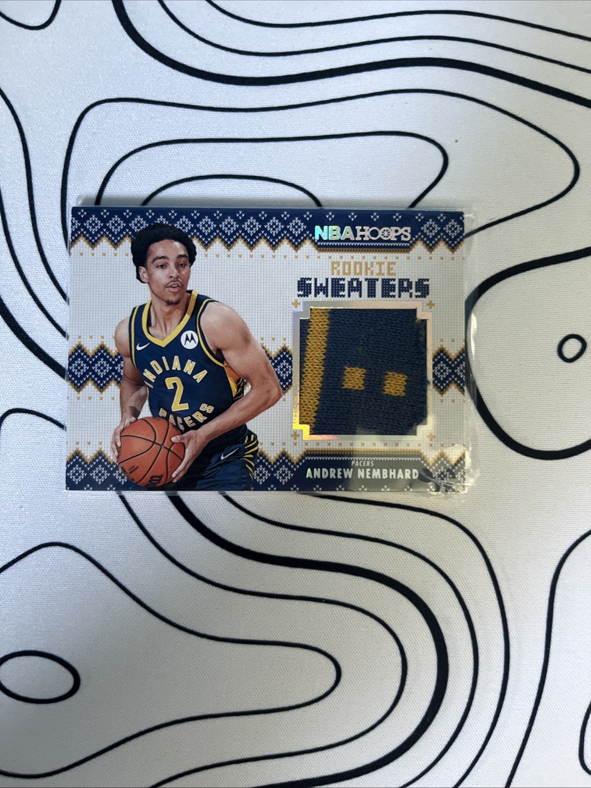 2022-23 Panini NBA Hoops Rookie Sweaters Memorabilia Andrew Nembhard Pacers #RS