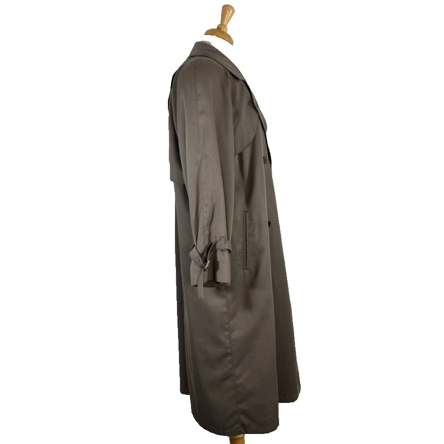 Gabardina London Fog de colección verde talla 4P Foto 4 de 4