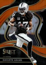 2023 Panini Select #279 Davante Adams Orange Prizms Die Cuts #/399