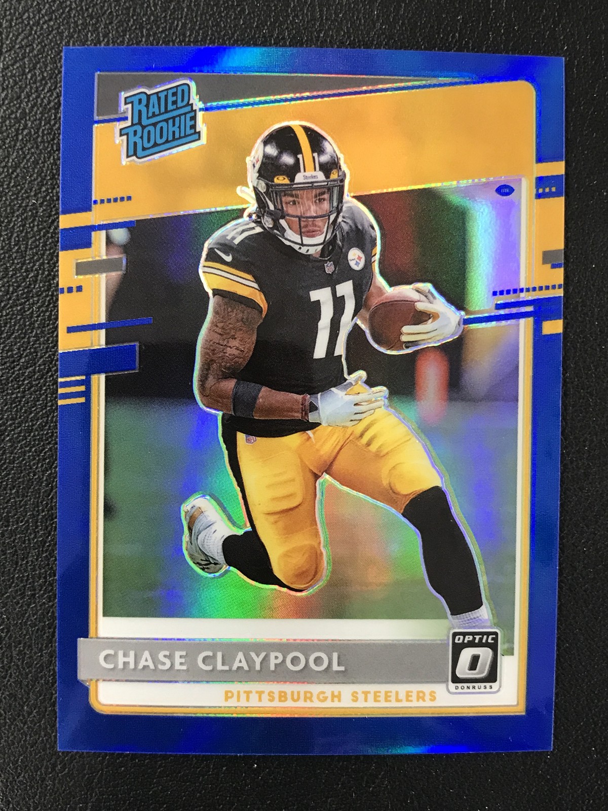 2020 Donruss Optic #177 Chase Claypool Blue /179 Pittsburgh Steelers