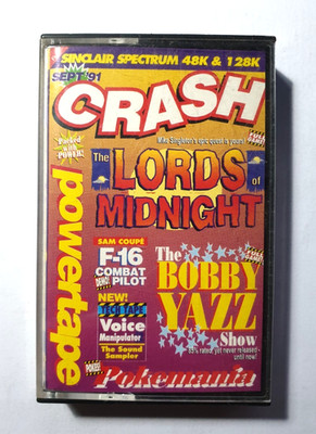 Crash Powertape - September 1991 - ZX Spectrum Boxed Tape - Kostenloser Versand