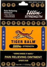Tiger Balm Ultra Strength Pain Relieving Ointment 1.7 oz (EXP: 03/2027)