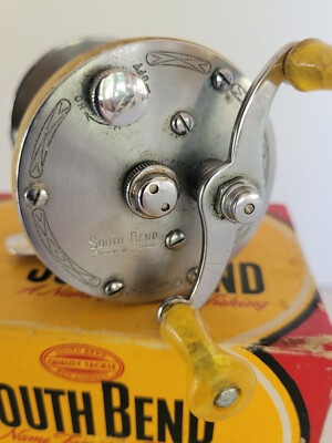 リール SOUTH BEND Anti-Back Lash 1000. South Bend No. 1000 Level Winding Anti-Back-Lash Reel w Box