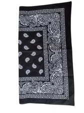 Bandana Paisley Print 100% Cotton Scarf Head Wrap Neck Headband Bandana