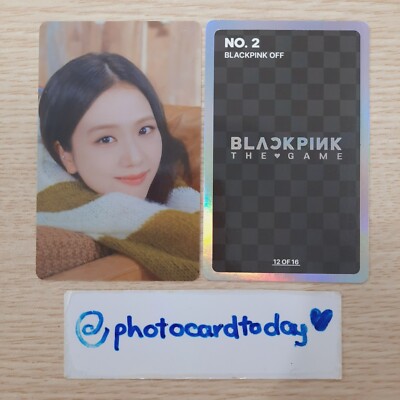 BLACKPINK THE GAME PHOTOCARD COLLECTION OFF OFFICIAL BPTG KPOP