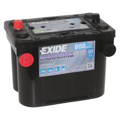 Starterbatterie PKW LKW Exide Maxxima 900 AGM Orbital 50Ah Autobatterie