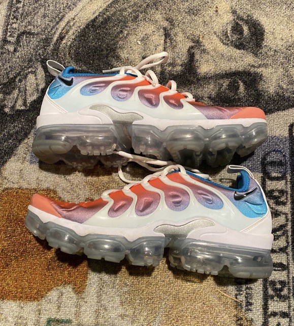 Nike Air VaporMax Plus in Lava Glow and Blue Lagoon Available Now | KaSneaker