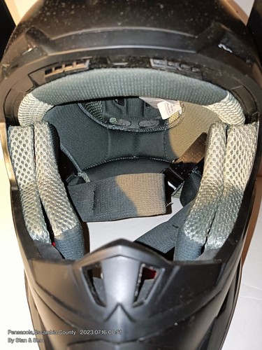 MotorCross/Dirt Bike Helmet (Matte-Black) GLX GX623 DOT XL-Youth ATV Offroad - Foto 10 di 11